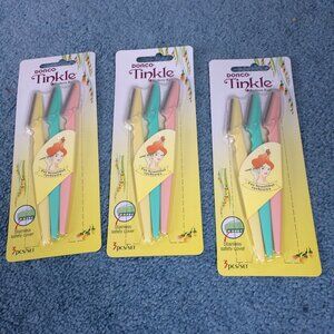 Dorco Tinkle Eyebrow Razor Three Packages of Three in each